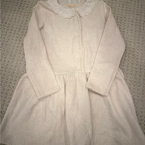 Copper Key Cream Kids Casual Dress